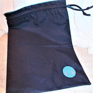 FACONNABLE Nylon Navy Blue Drawstring Pouch
